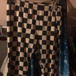 Checkered leggings